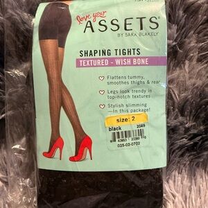 ASSETS by Sara Blakely Black Shaping Tights